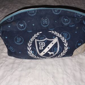 PINK Victoria's Secret Navy Cosmetic Bag
